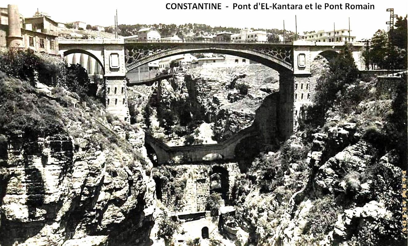 Constantine - Pont d'El-Kantara et le Pont Romain.jpg